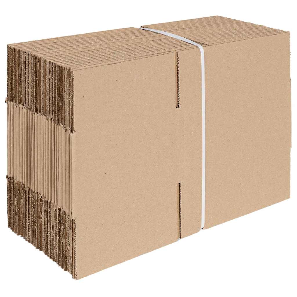 Sammenleggbar boks 50 pcs Naturlig 20 x 15 x 10 cm Papp