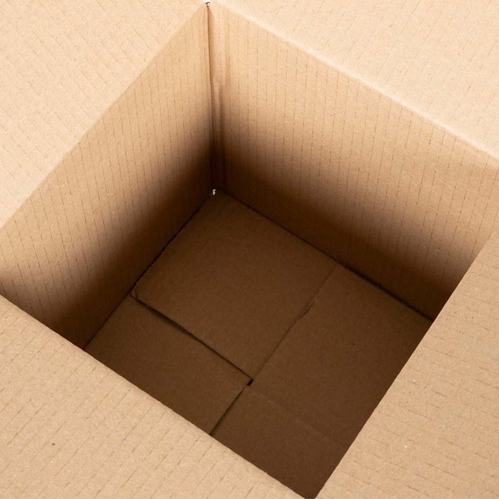 Sammenleggbar boks 50 pcs Naturlig 20 x 20 x 20 cm Papp