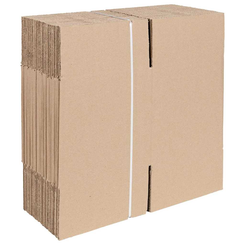 Sammenleggbar boks 50 pcs Naturlig 20 x 20 x 20 cm Papp