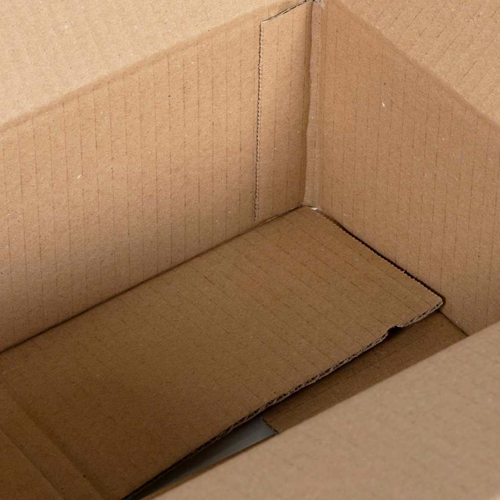 Sammenleggbar boks 50 pcs Naturlig 25 x 17,5 x 10 cm Papp