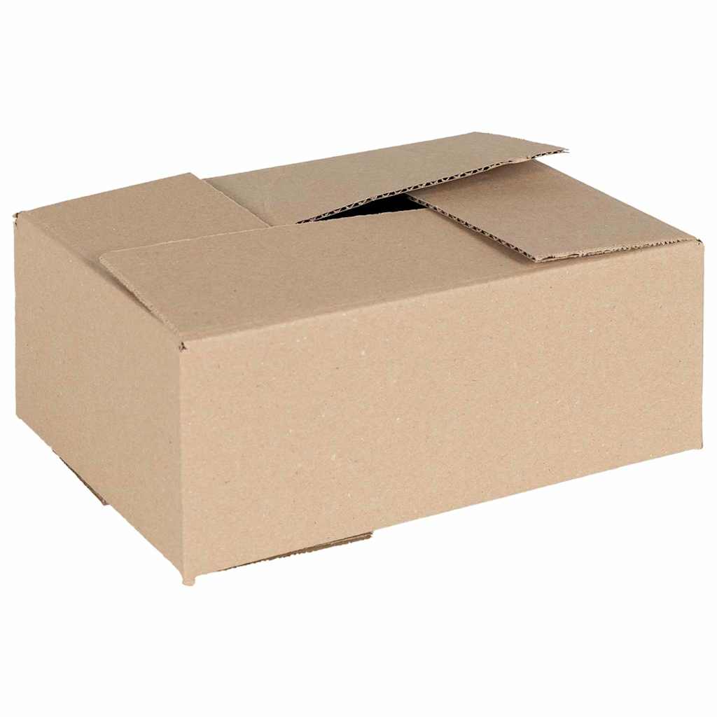 Sammenleggbar boks 50 pcs Naturlig 25 x 17,5 x 10 cm Papp