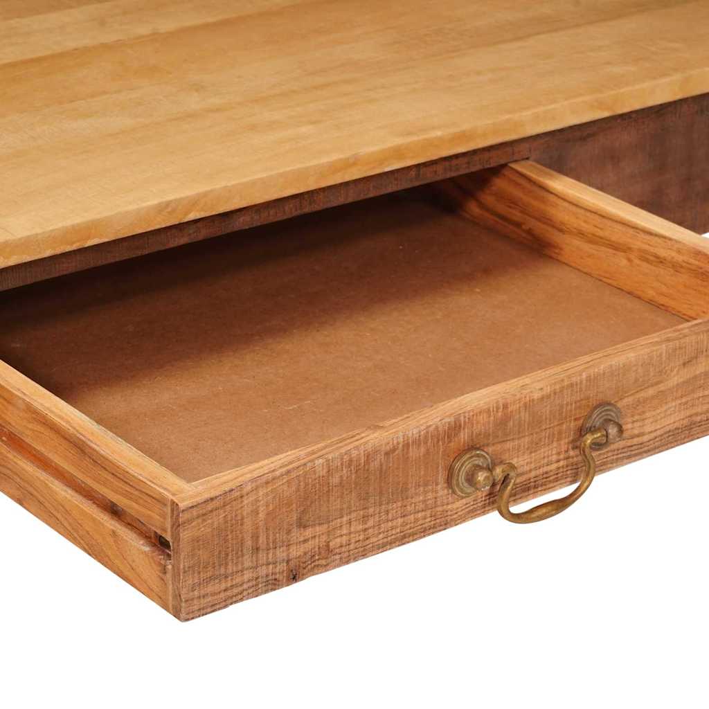 Kaffebord med skuff Brun 110 x 55 x 40 cm Massiv mango tre