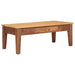 Kaffebord med skuff Brun 110 x 55 x 40 cm Massiv mango tre