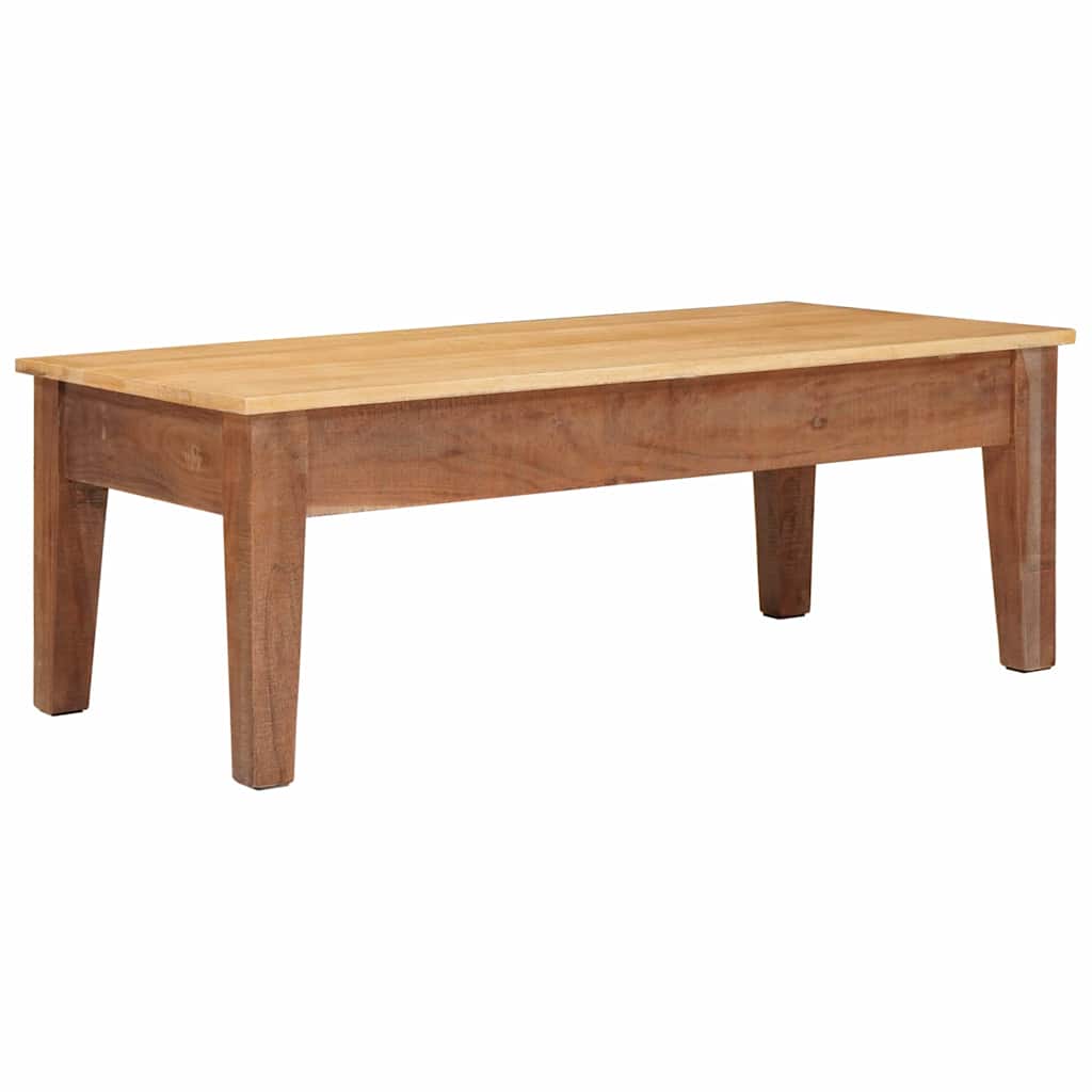 Kaffebord med skuff Brun 110 x 55 x 40 cm Massiv mango tre