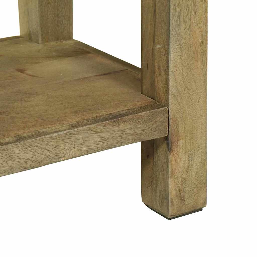 Konsollbord Naturlig grå 110 x 30 x 80 cm Massiv mango tre