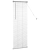 Vindu Persienne med gardiner sølv Aluminium
