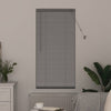 Vindu Persienne med gardiner sølv Aluminium