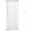 Vindu Persienne med gardiner sølv Aluminium