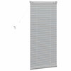 Vindu Persienne med gardiner sølv Aluminium