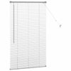 Vindu Persienne med gardiner sølv Aluminium