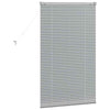 Vindu Persienne med gardiner sølv Aluminium