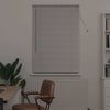 Vindu Persienne med gardiner sølv Aluminium