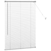 Vindu Persienne med gardiner sølv Aluminium
