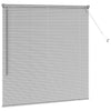 Vindu Persienne med gardiner sølv Aluminium