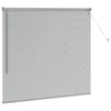 Vindu Persienne med gardiner sølv Aluminium