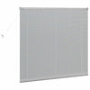 Vindu Persienne med gardiner sølv Aluminium