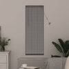Vindu Persienne med gardiner sølv Aluminium