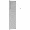 Vindu Persienne med gardiner sølv Aluminium