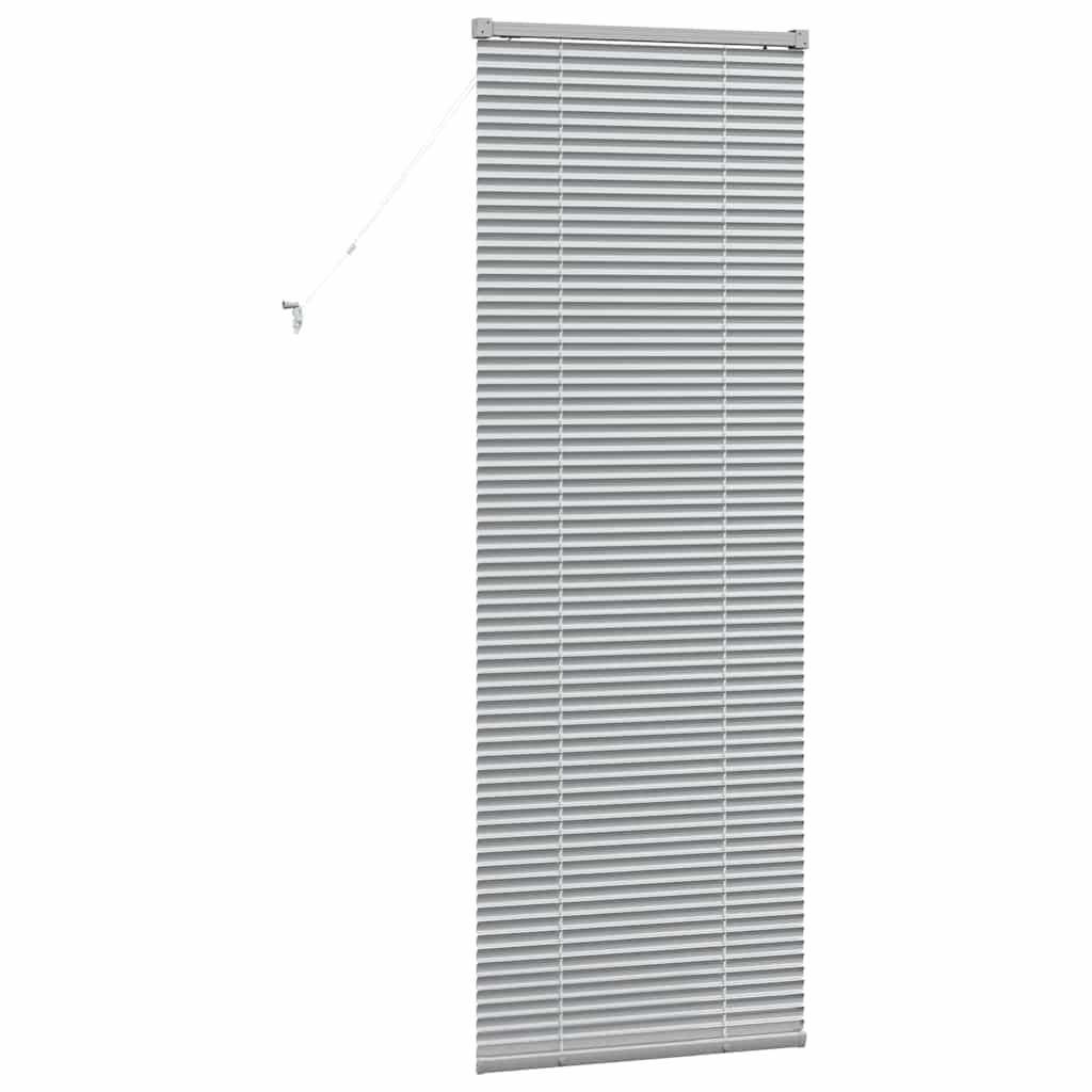 Venetianspersienner sølv 175 x 60 cm Aluminium