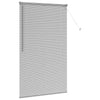 Vindu Persienne med gardiner sølv Aluminium