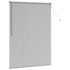 Vindu Persienne med gardiner sølv Aluminium