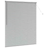 Vindu Persienne med gardiner sølv Aluminium