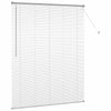 Vindu Persienne med gardiner sølv Aluminium