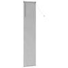 Vindu Persienne med gardiner sølv Aluminium