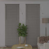 Vindu Persienne med gardiner sølv Aluminium