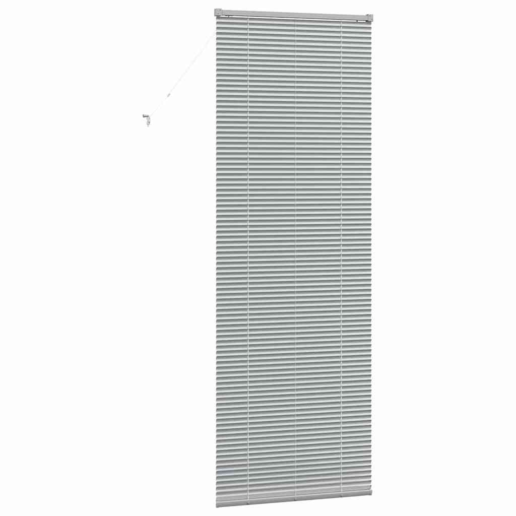 Venetianspersienner sølv 220 x 80 cm Aluminium