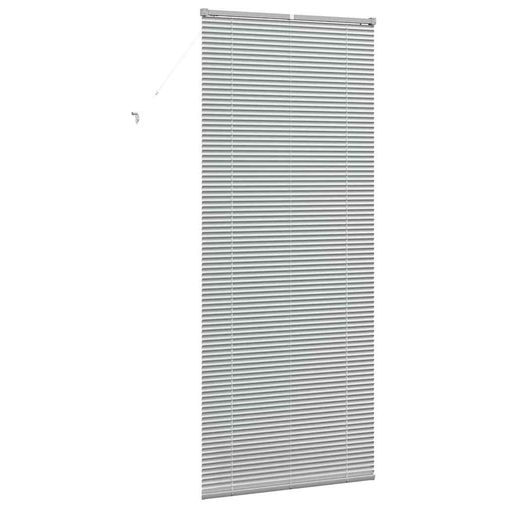 Venetianspersienner sølv 220 x 95 cm Aluminium