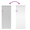 Vindu Persienne med gardiner sølv Aluminium