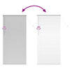 Vindu Persienne med gardiner sølv Aluminium