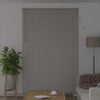 Vindu Persienne med gardiner sølv Aluminium