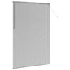 Vindu Persienne med gardiner sølv Aluminium