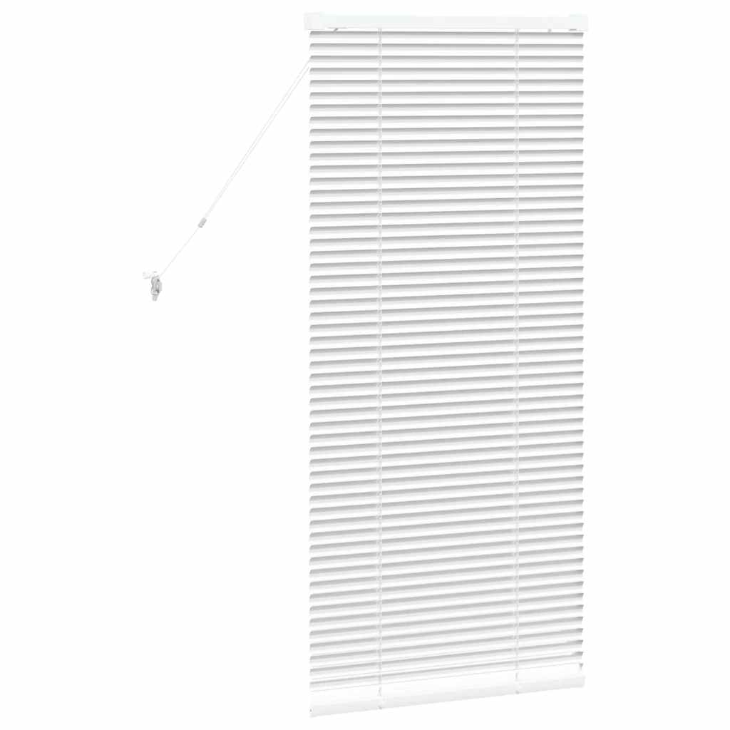Venetianspersienner Hvit 130 x 65 cm Aluminium