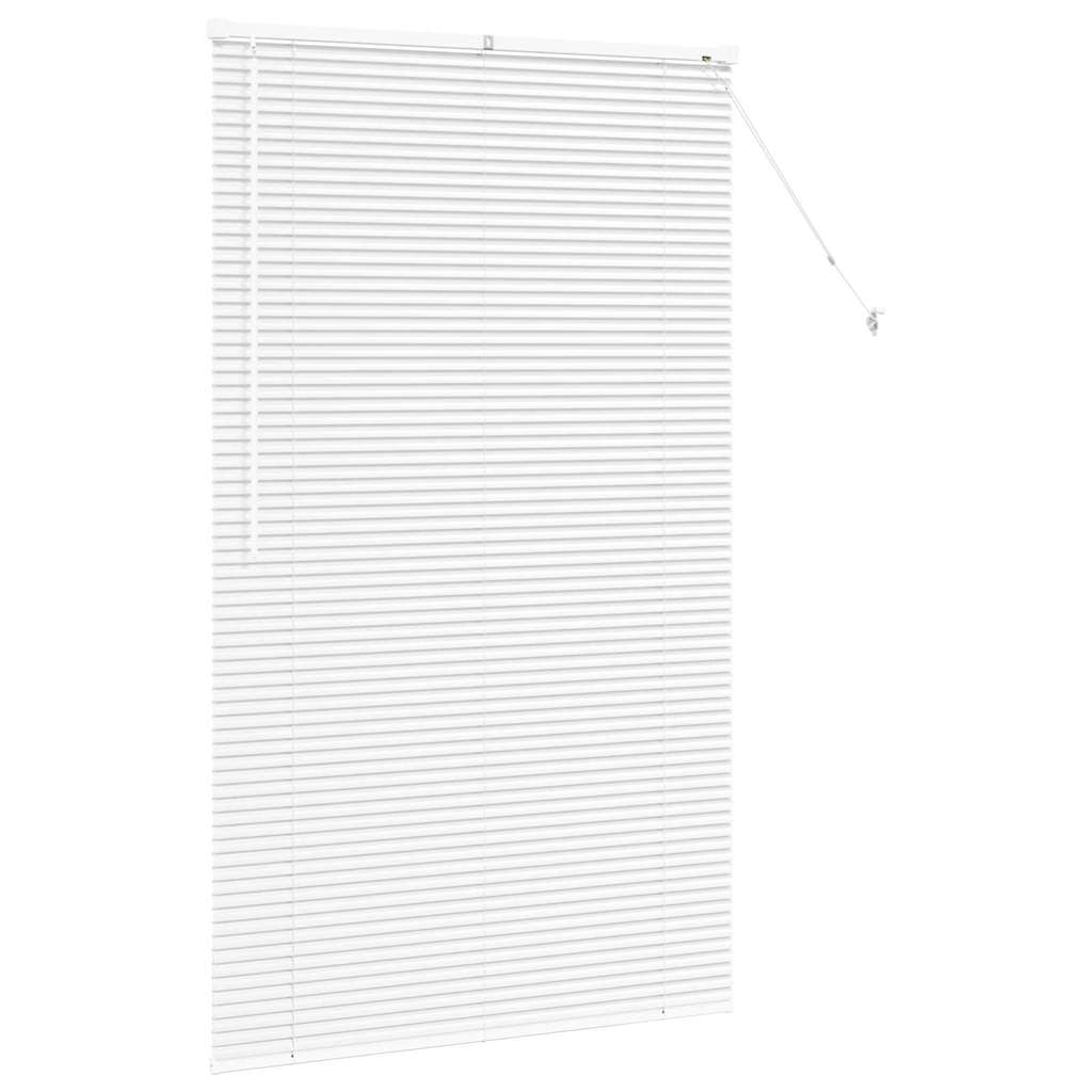 Venetianspersienner Hvit 175 x 105 cm Aluminium