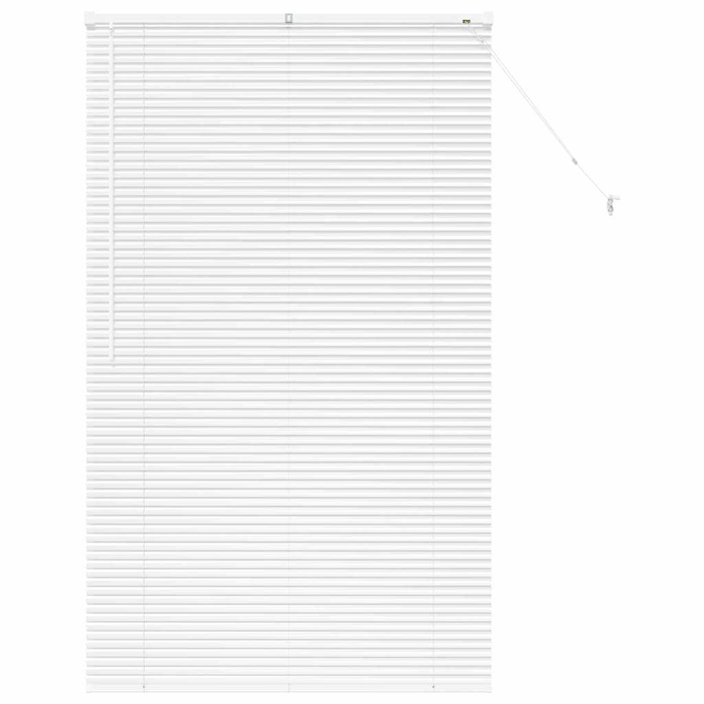 Venetianspersienner Hvit 175 x 105 cm Aluminium