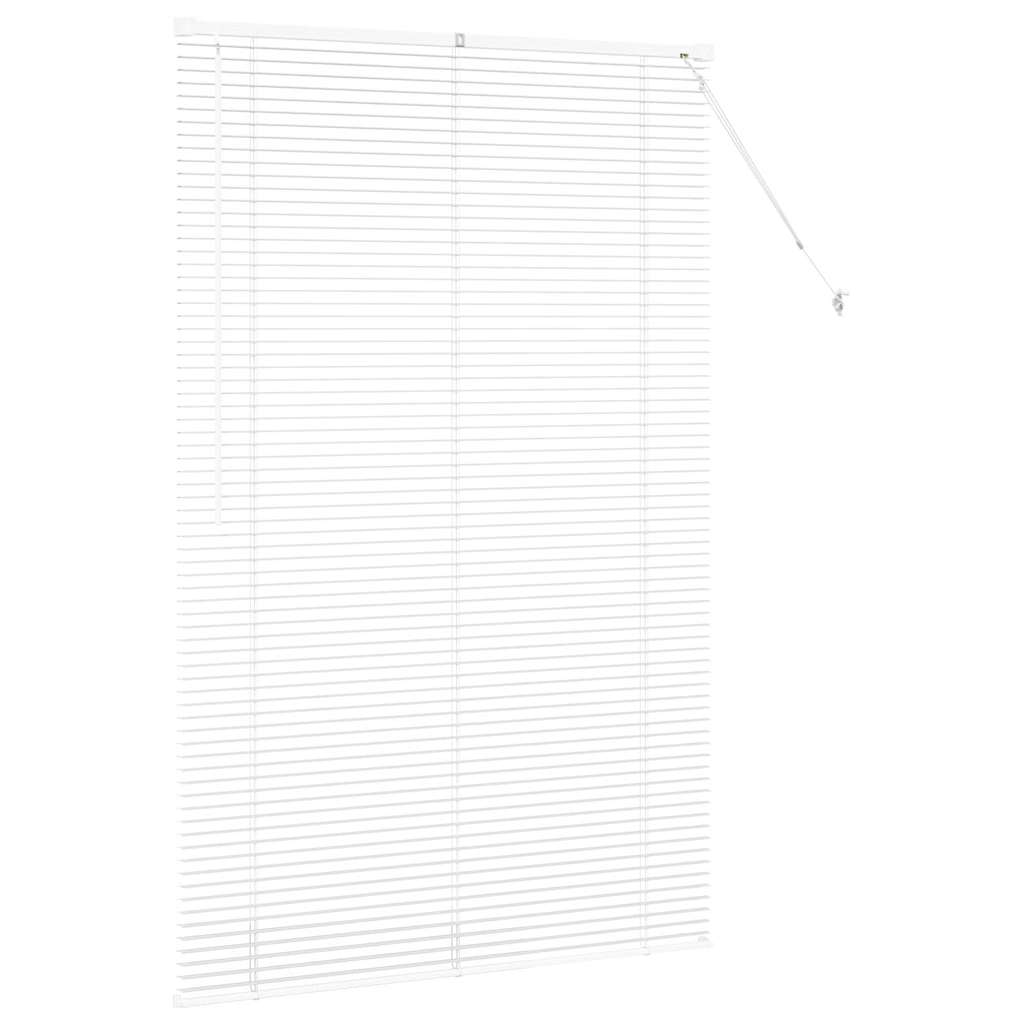 Venetianspersienner Hvit 175 x 115 cm Aluminium