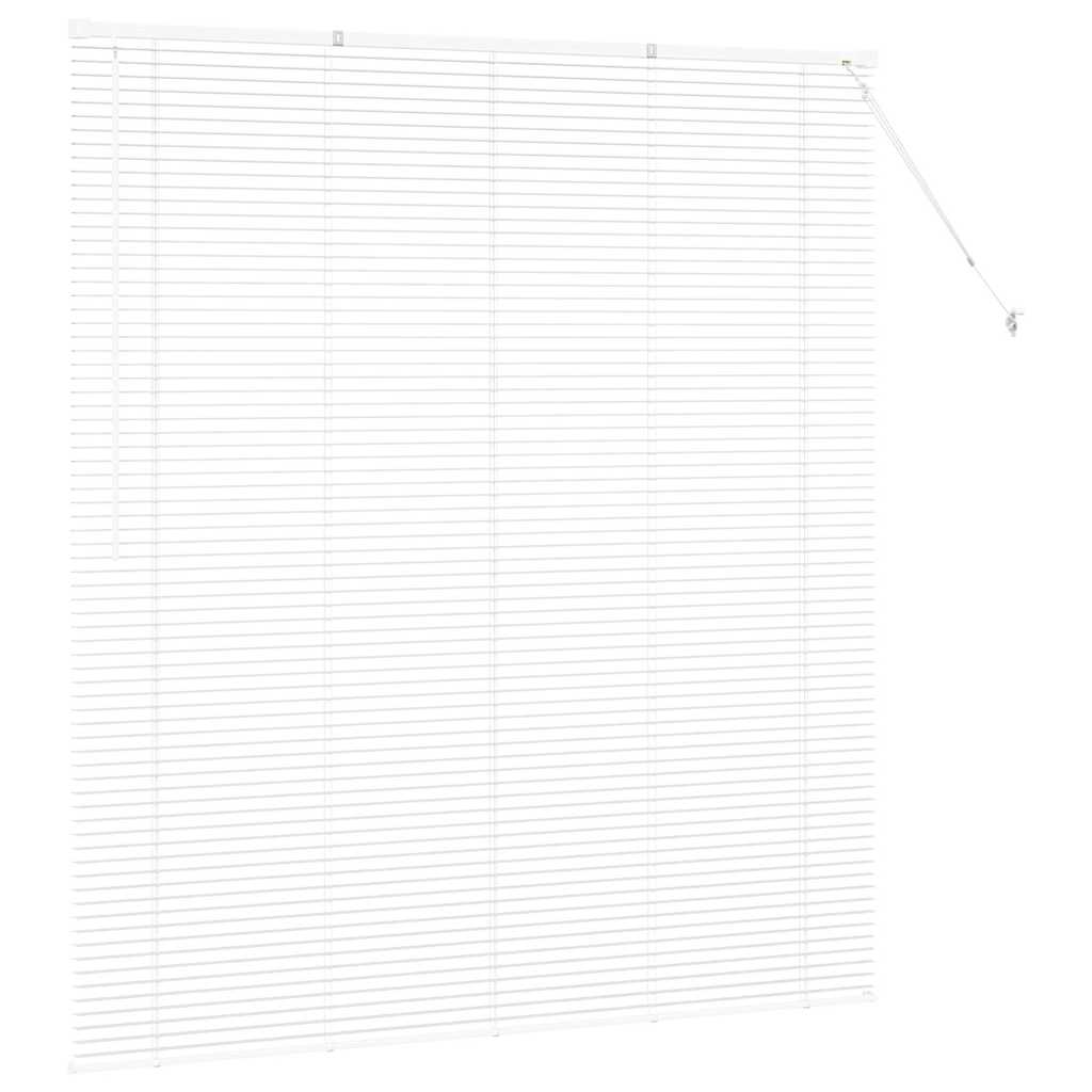 Venetianspersienner Hvit 175 x 160 cm Aluminium