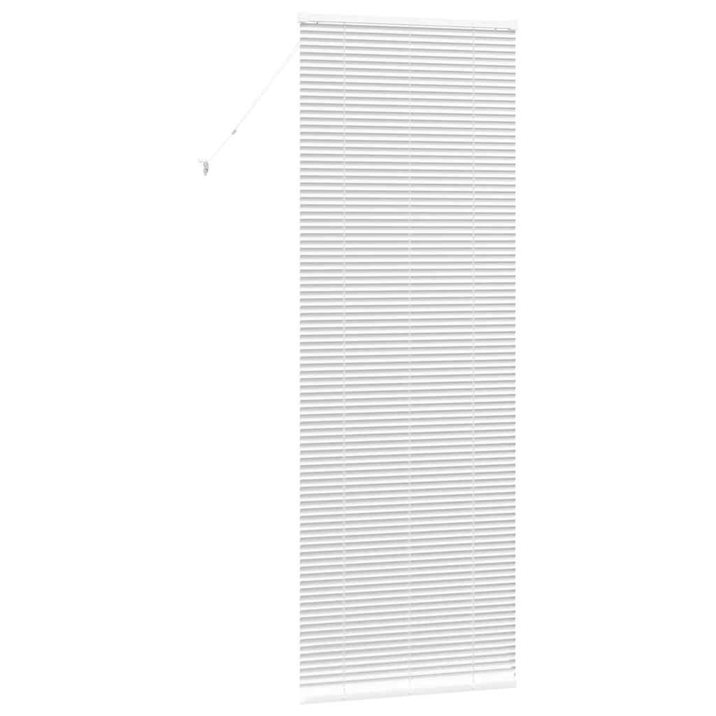 Vindu Persienne med gardiner Hvit Aluminium