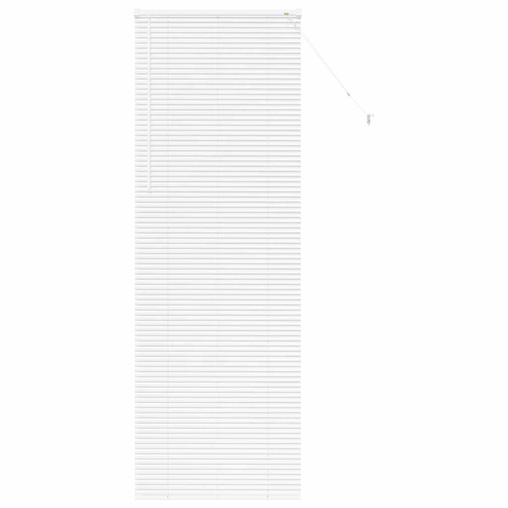 Venetianspersienner Hvit 220 x 75 cm Aluminium