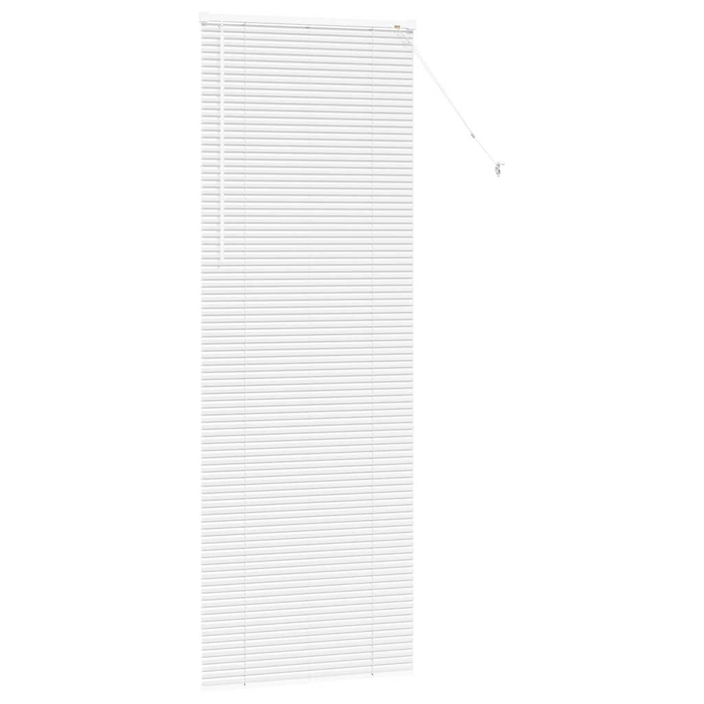 Vindu Persienne med gardiner Hvit Aluminium