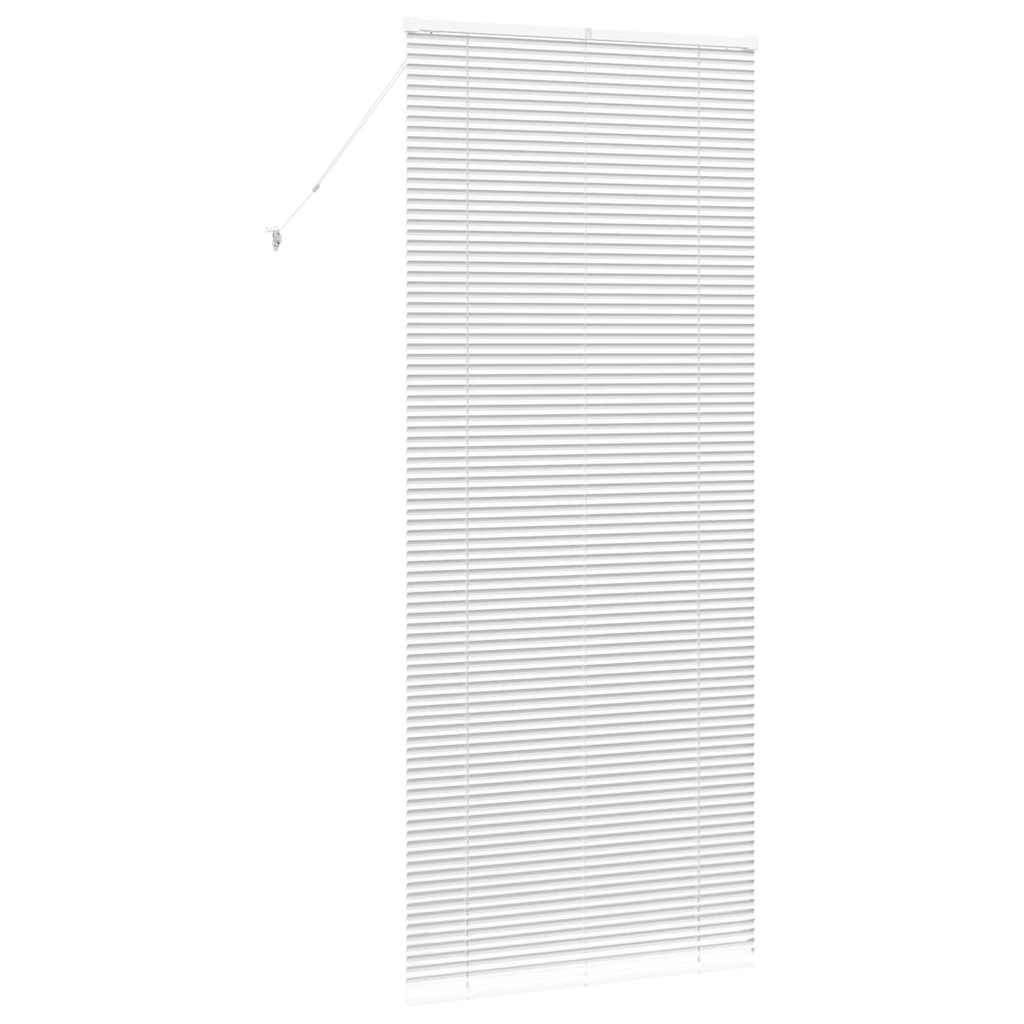 Vindu Persienne med gardiner Hvit Aluminium