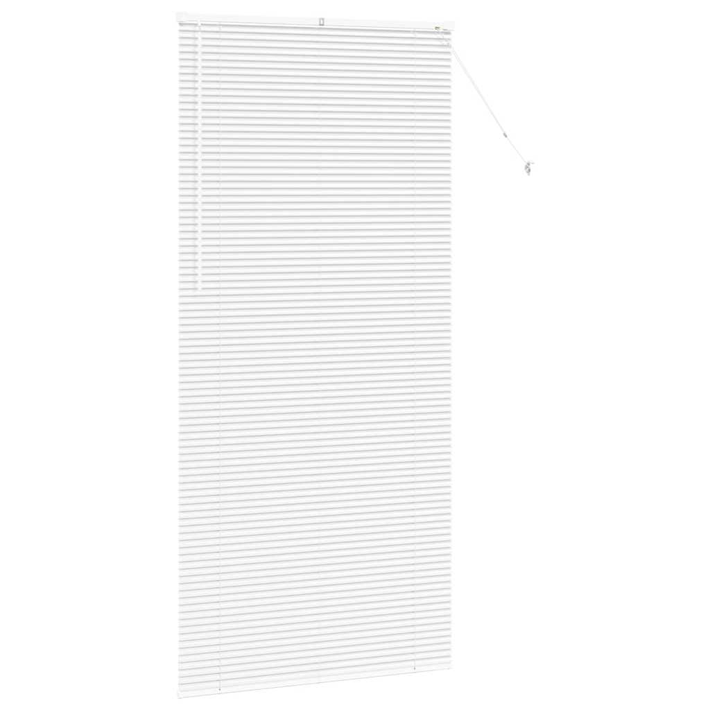 Venetianspersienner Hvit 220 x 105 cm Aluminium