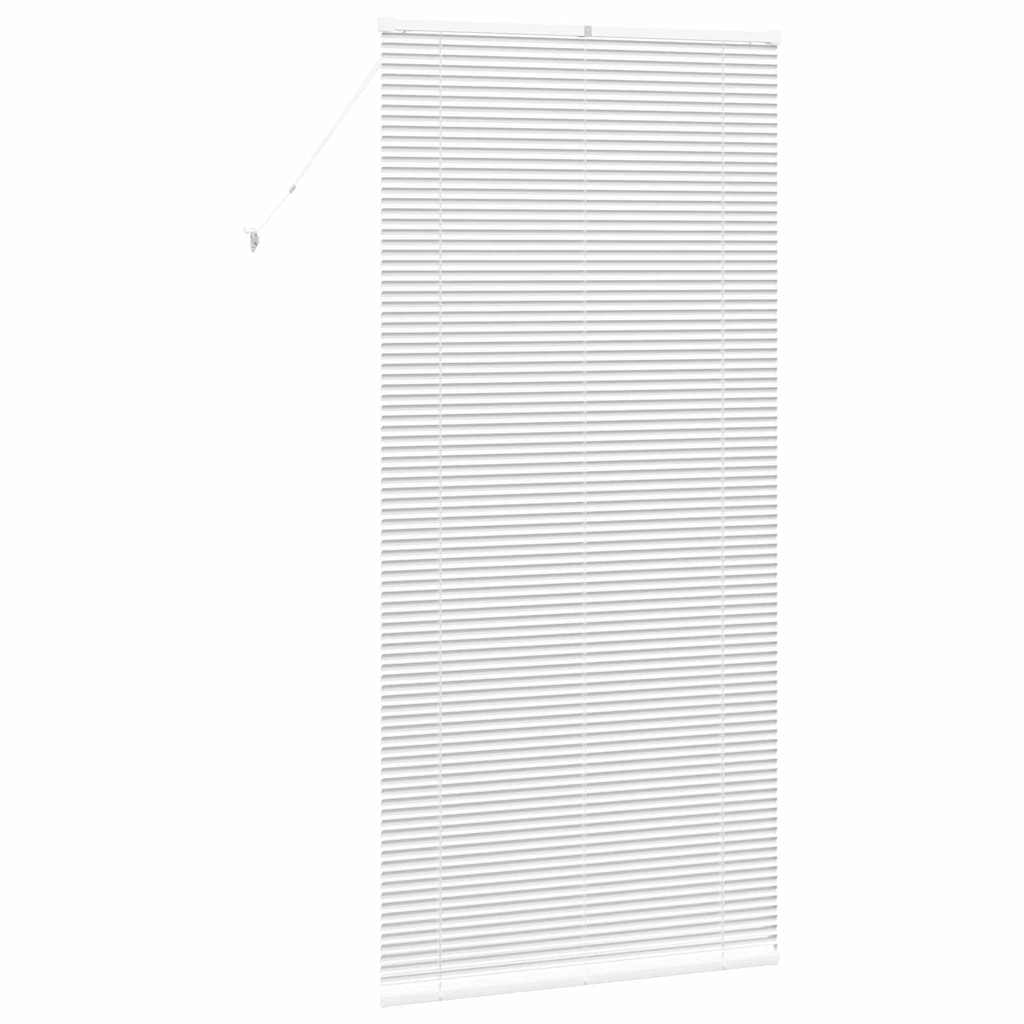 Vindu Persienne med gardiner Hvit Aluminium
