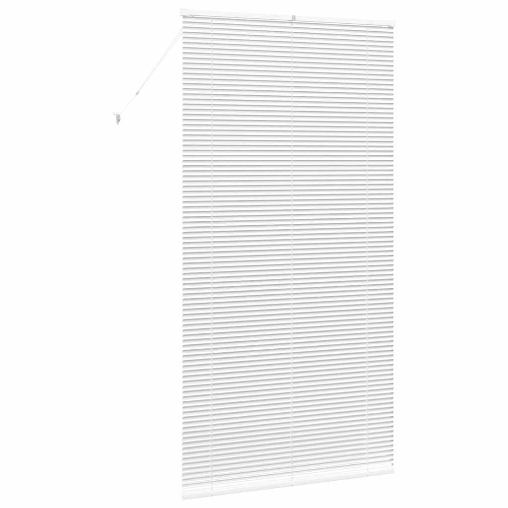 Vindu Persienne med gardiner Hvit Aluminium