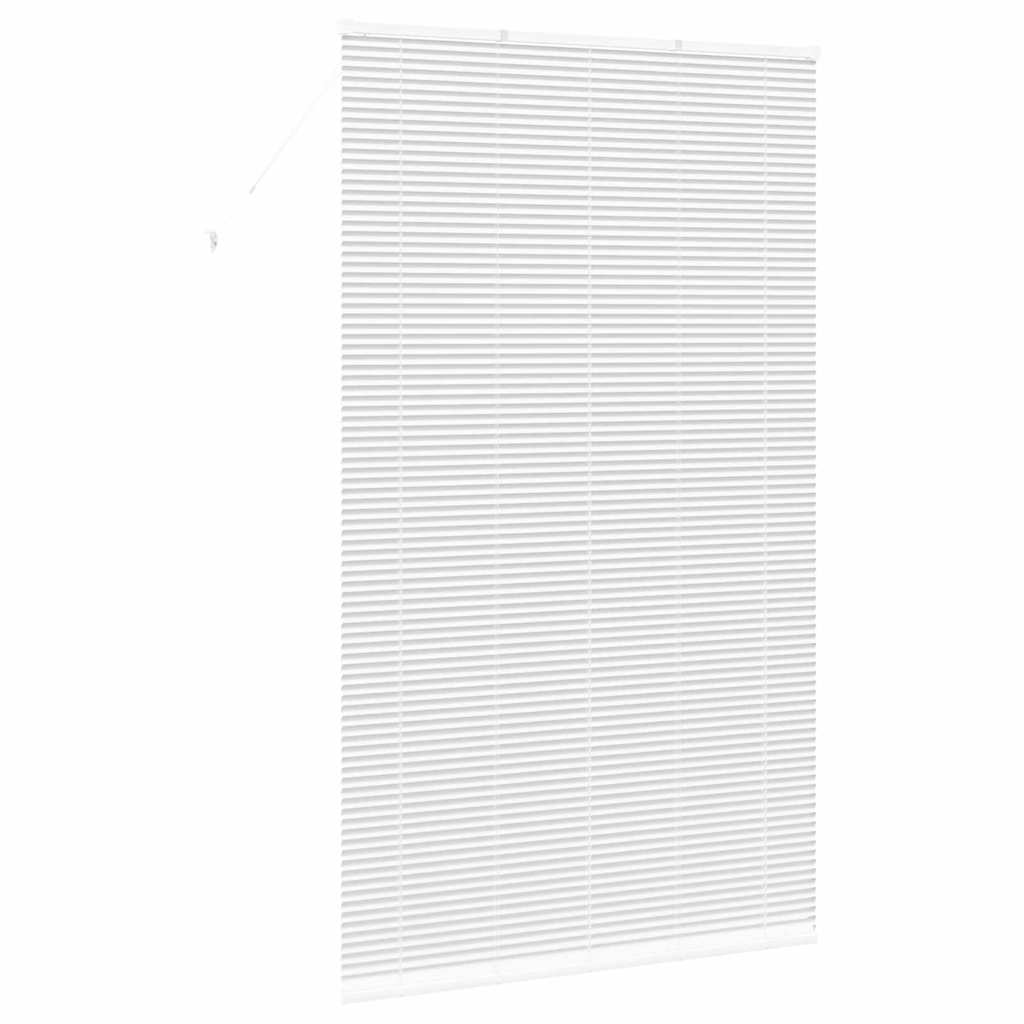 Vindu Persienne med gardiner Hvit Aluminium