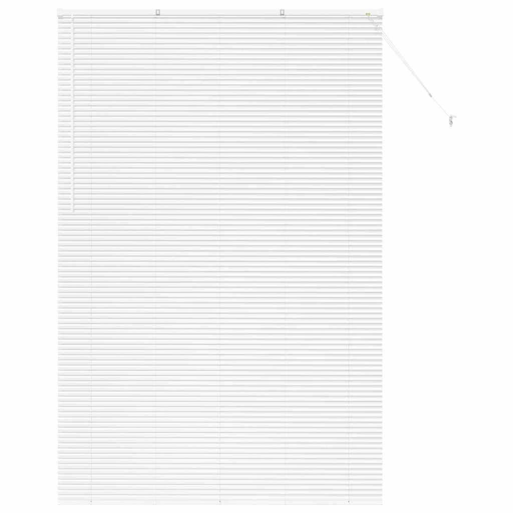 Venetianspersienner Hvit 220x150cm Aluminium