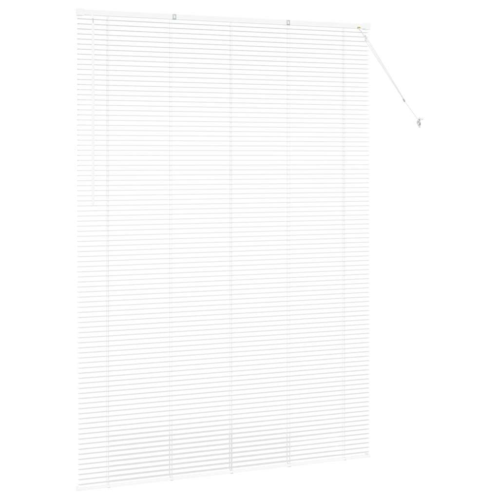 Venetianspersienner Hvit 220 x 155 cm Aluminium